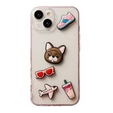 TFO 3D Stickers – 5 pcs – Pink