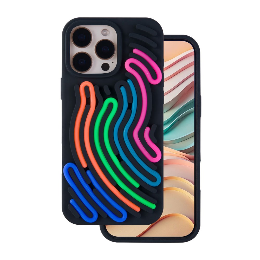 iPhone 16 Pro Max TFO DIY Snake Silicone Case - Black