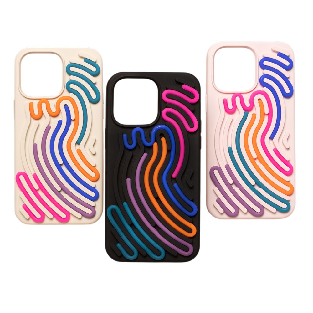 iPhone 16 Pro Max TFO DIY Snake Silicone Case - Pink