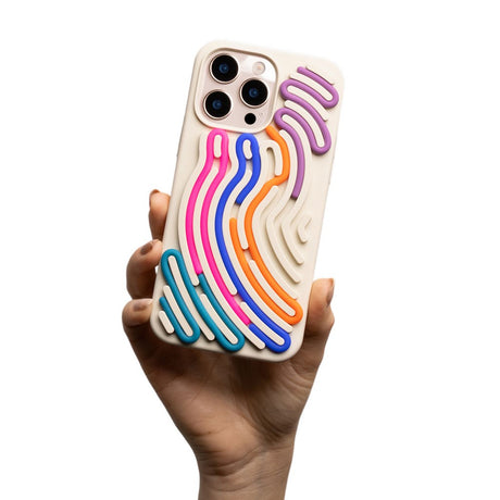 iPhone 16 Pro Max TFO DIY Snake Silicone Case - Beige
