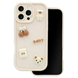 iPhone 11 TFO Ultra Trendy 3D Case - Beige Bear