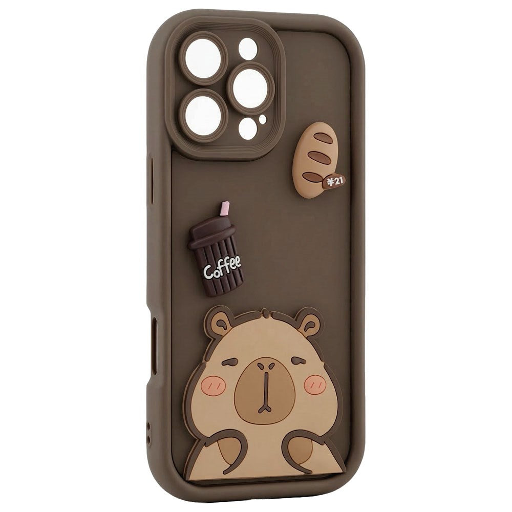 Samsung Galaxy S25 Ultra TFO Ultra Trendy 3D Case - Brown Capybara