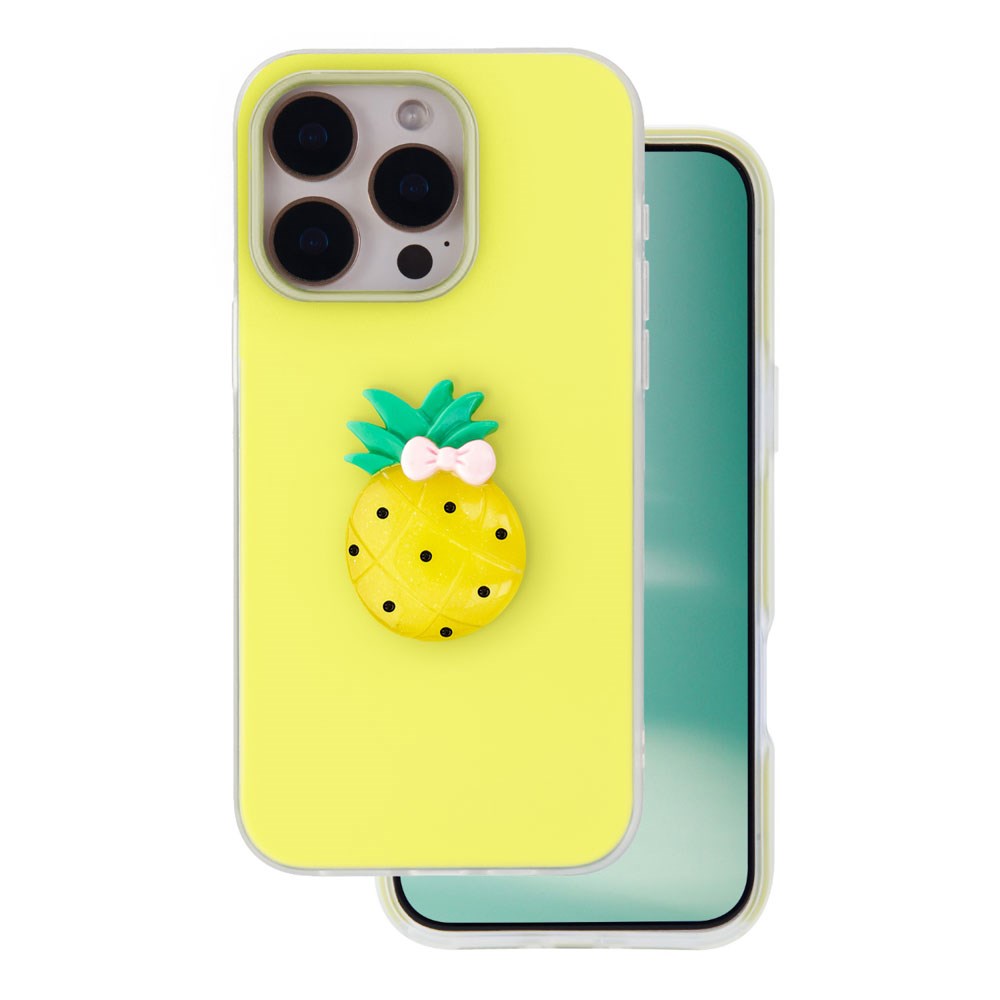 iPhone 16 Pro TFO 3D Fruit Case - Pineapple