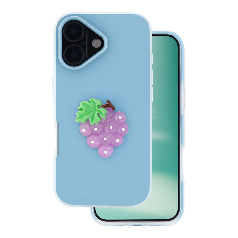 iPhone 16 TFO 3D Fruit Case - Grapes