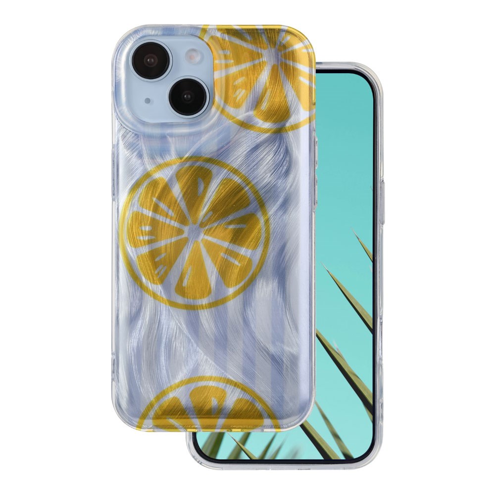 iPhone 15 TFO Ultra Trendy Summer Case - Lemon
