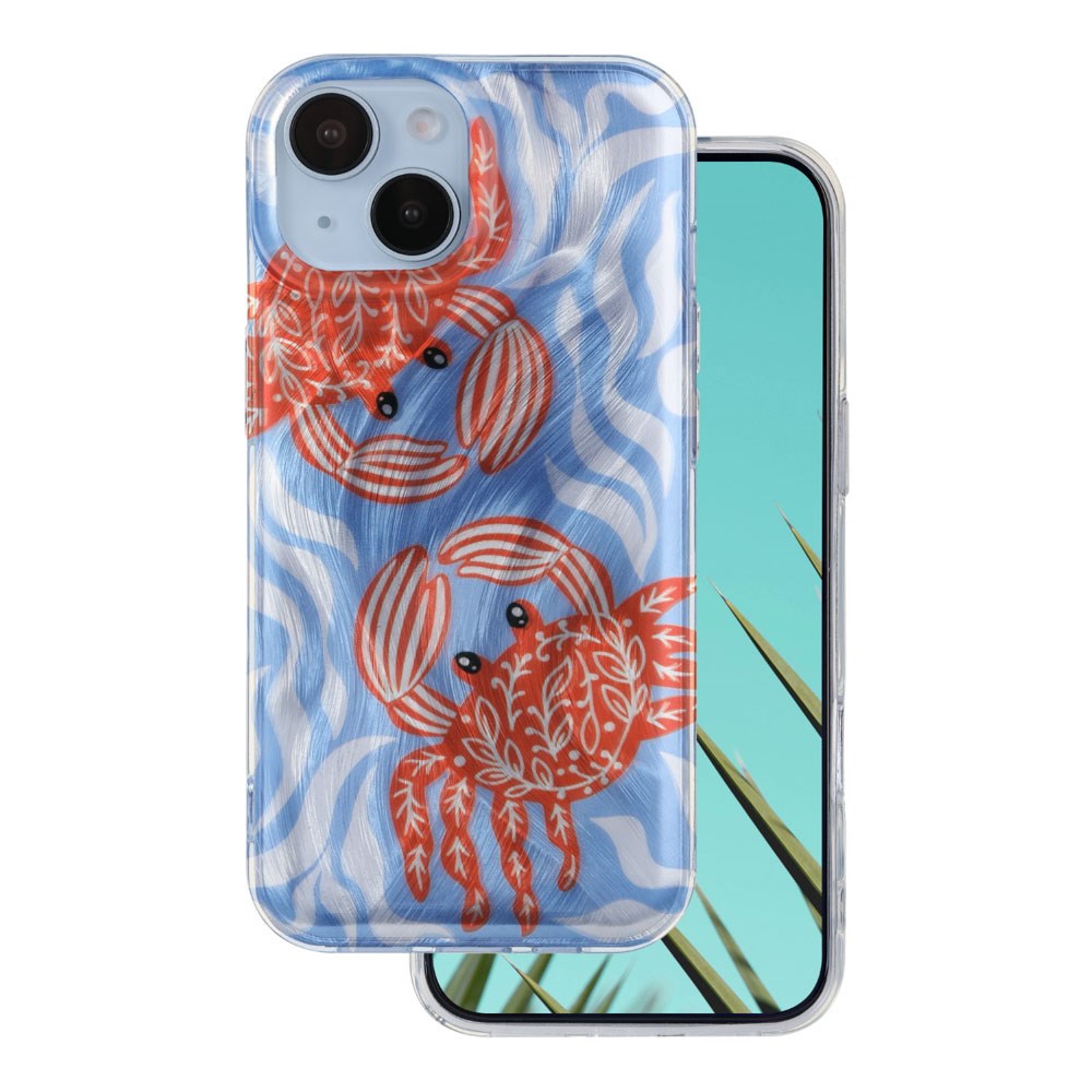 iPhone 15 TFO Ultra Trendy Summer Case - Crab