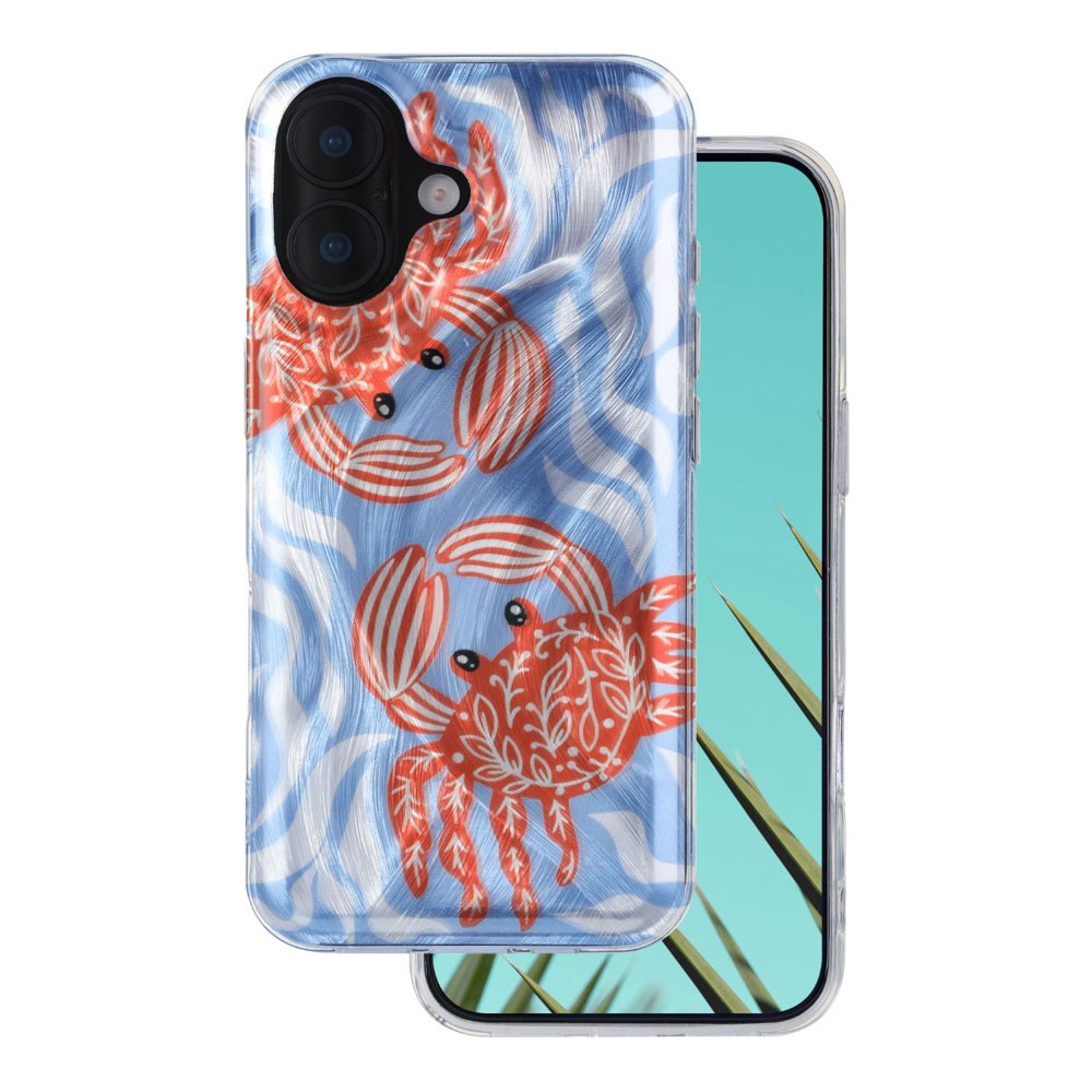 iPhone 16 TFO Ultra Trendy Summer Case - Crab