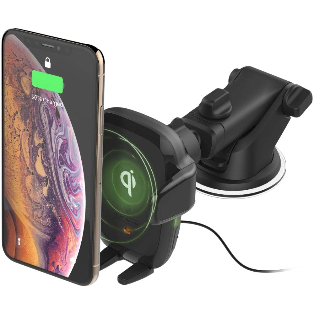 Dashboard Mount iOttie – Car Phone Holder with Wireless Charging – Black