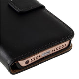 iPhone SE / 5s / 5 EIDERWOOD Flip Cover with Wallet - Black