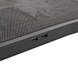 White Shark ICE WARRIOR Laptop Stand with Built-in Cooler - Black