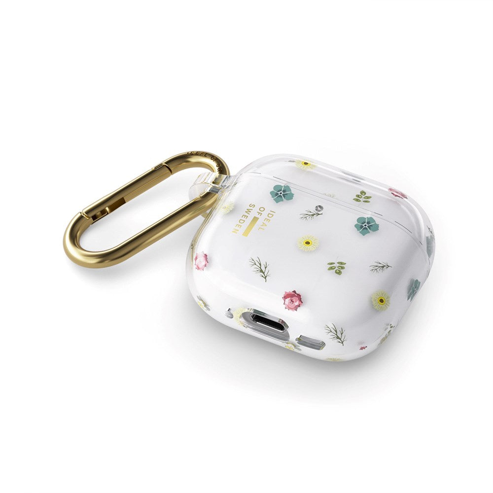 iDeal of Sweden AirPods (4th Gen.) Clear Case with Carabiner Hook - Petite Floral