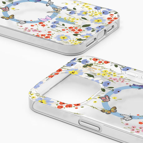 iDeal Of Sweden iPhone 14 Pro Max Clear Case - MagSafe Compatible - Artistic Garden
