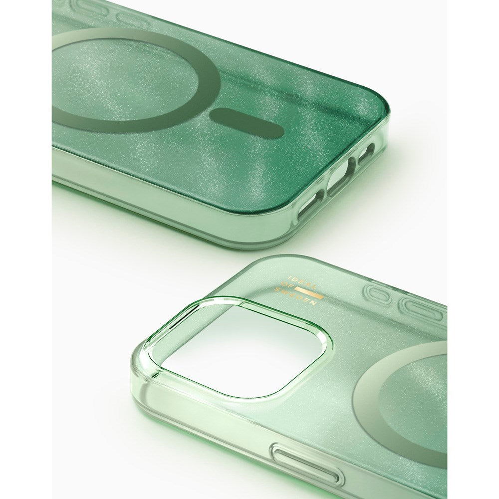 iPhone 17e / 16e / 15 / 14 / 13 iDeal Of Sweden Clear Case - MagSafe Compatible - Sage Green