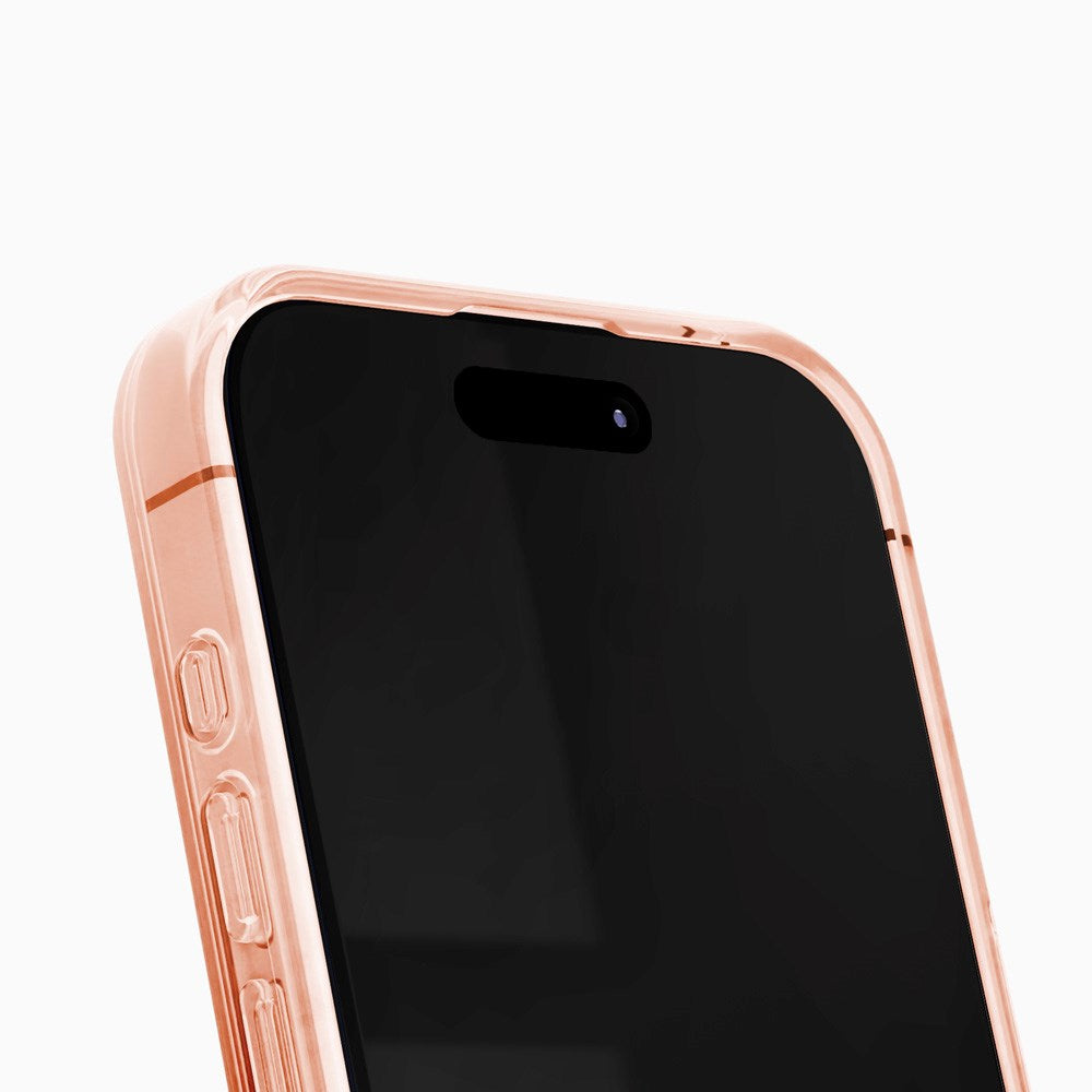 iPhone 15 Pro iDeal Of Sweden Clear Case - MagSafe Compatible - Mocha Mousse