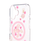 iDeal Of Sweden iPhone 16 Clear Case - MagSafe Compatible - Cherry Blossom