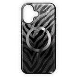 iPhone 16 iDeal Of Sweden Clear Case - MagSafe Compatible - Zebra Mystique