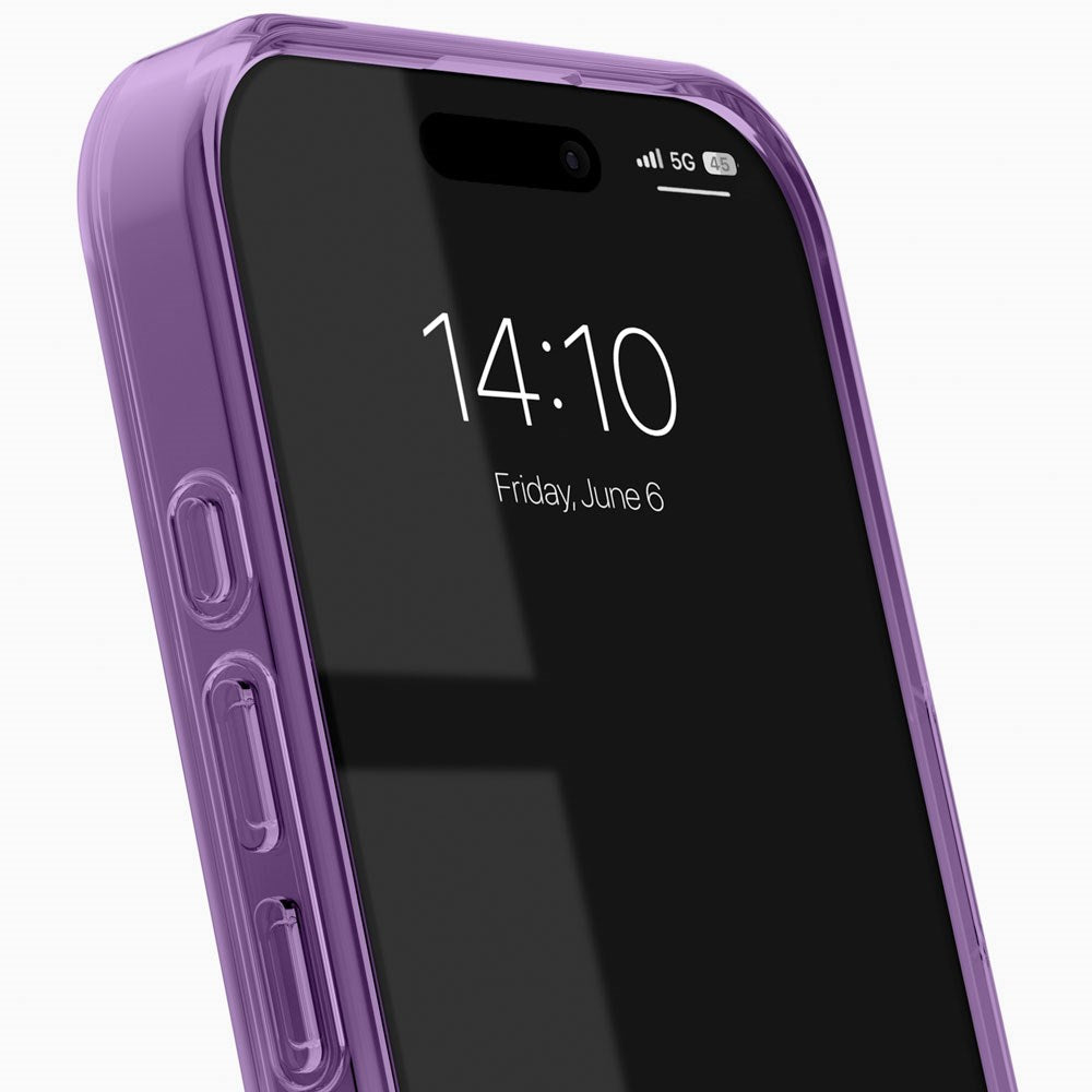 iPhone 16 iDeal Of Sweden Clear Case - MagSafe Compatible - Amethyst Mist