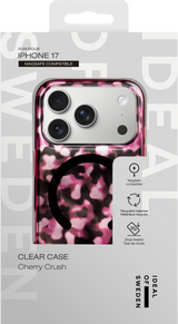 iPhone 17 iDeal Of Sweden Clear Case - MagSafe Compatible - Cherry Crush