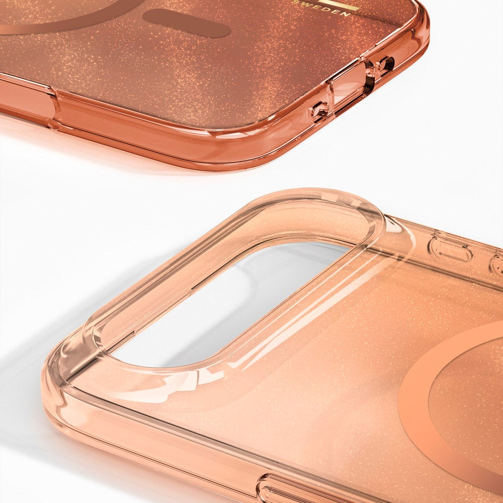 iPhone Air iDeal Of Sweden Clear Case - MagSafe Compatible - Mocha Mousse