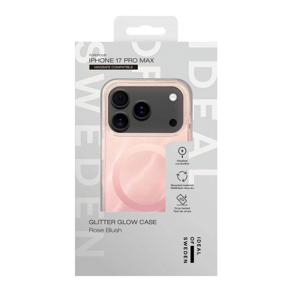 iPhone 18 Pro Max / 17 Pro Max iDeal Of Sweden Clear Case - MagSafe Compatible - Rose Blush