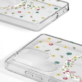 iDeal Of Sweden Clear Case for Samsung Galaxy S25 - Wireless Charging - Petite Floral