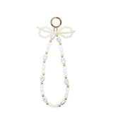 iDeal of Sweden Cord Wristlet Strap - White Pearls