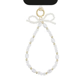 iDeal of Sweden Cord Wristlet Strap - White Pearls