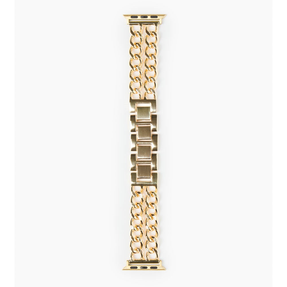 Apple Watch (38/40/SE/41/42mm) iDeal of Sweden Metal Watch Strap - Chain Gold
