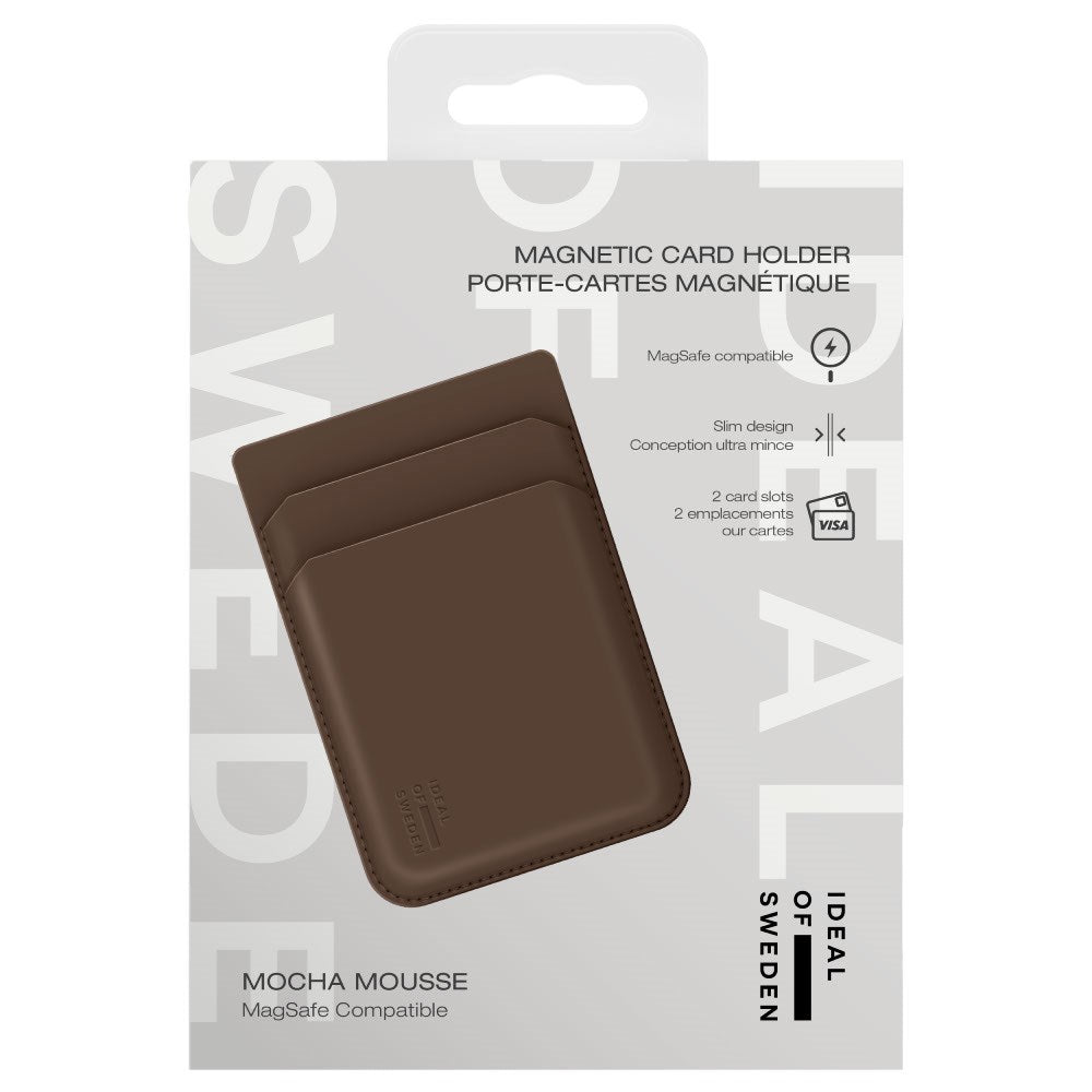 iDeal Of Sweden Magnetic Cardholder - MagSafe Compatible - Mocha Mousse