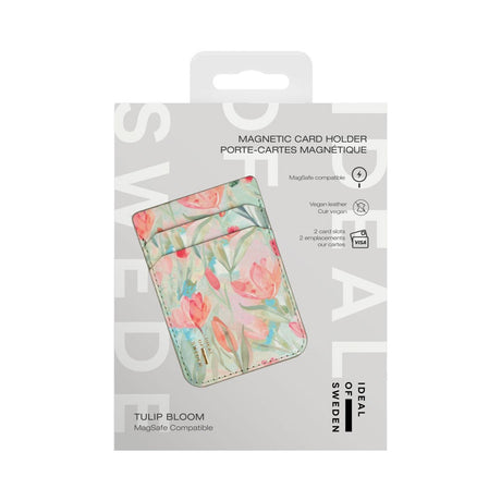 iDeal Of Sweden Magnetic Cardholder - MagSafe Compatible - Tulip Bloom