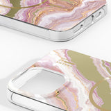 iPhone 17e / 16e / 15 / 14 / 13 iDeal Of Sweden Mirror Case - MagSafe Compatible - Agate Halo
