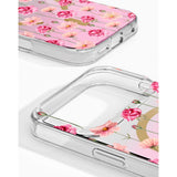 iPhone 17 Pro iDeal Of Sweden Mirror Case - MagSafe Compatible - Rose Blush Floral