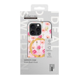 iPhone 17 Pro iDeal Of Sweden Mirror Case - MagSafe Compatible - Rose Blush Floral