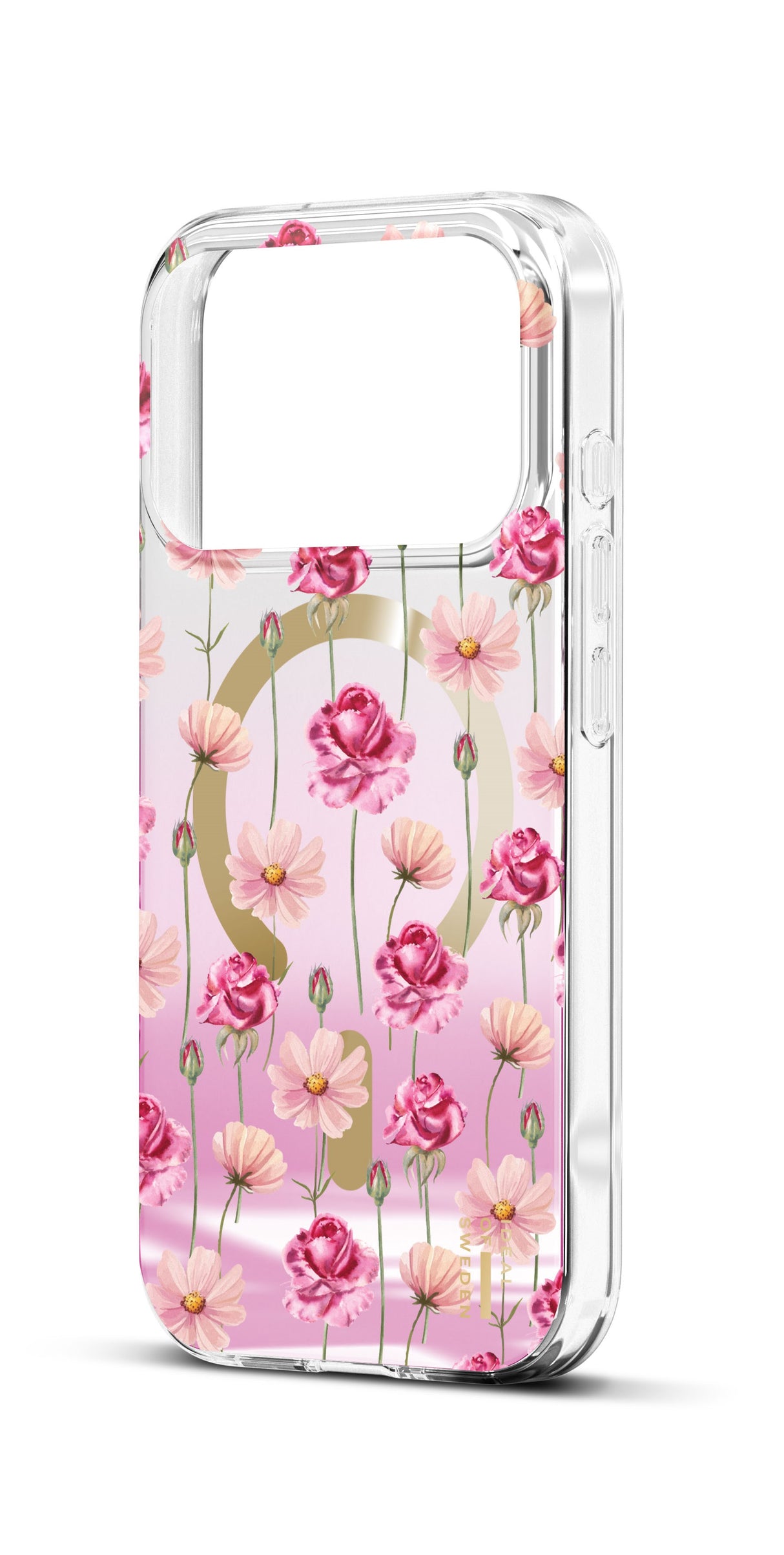 iPhone 18 Pro Max / 17 Pro Max iDeal Of Sweden Mirror Case - MagSafe Compatible - Rose Blush Floral