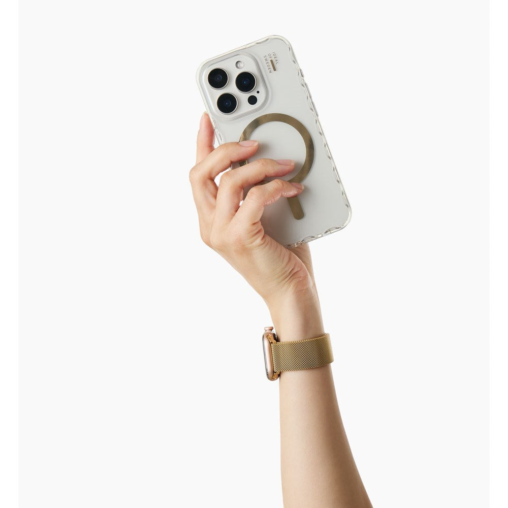 Apple Watch (42/44/SE/45/46/49mm) iDeal of Sweden Metal Watch Strap - Metalic Gold