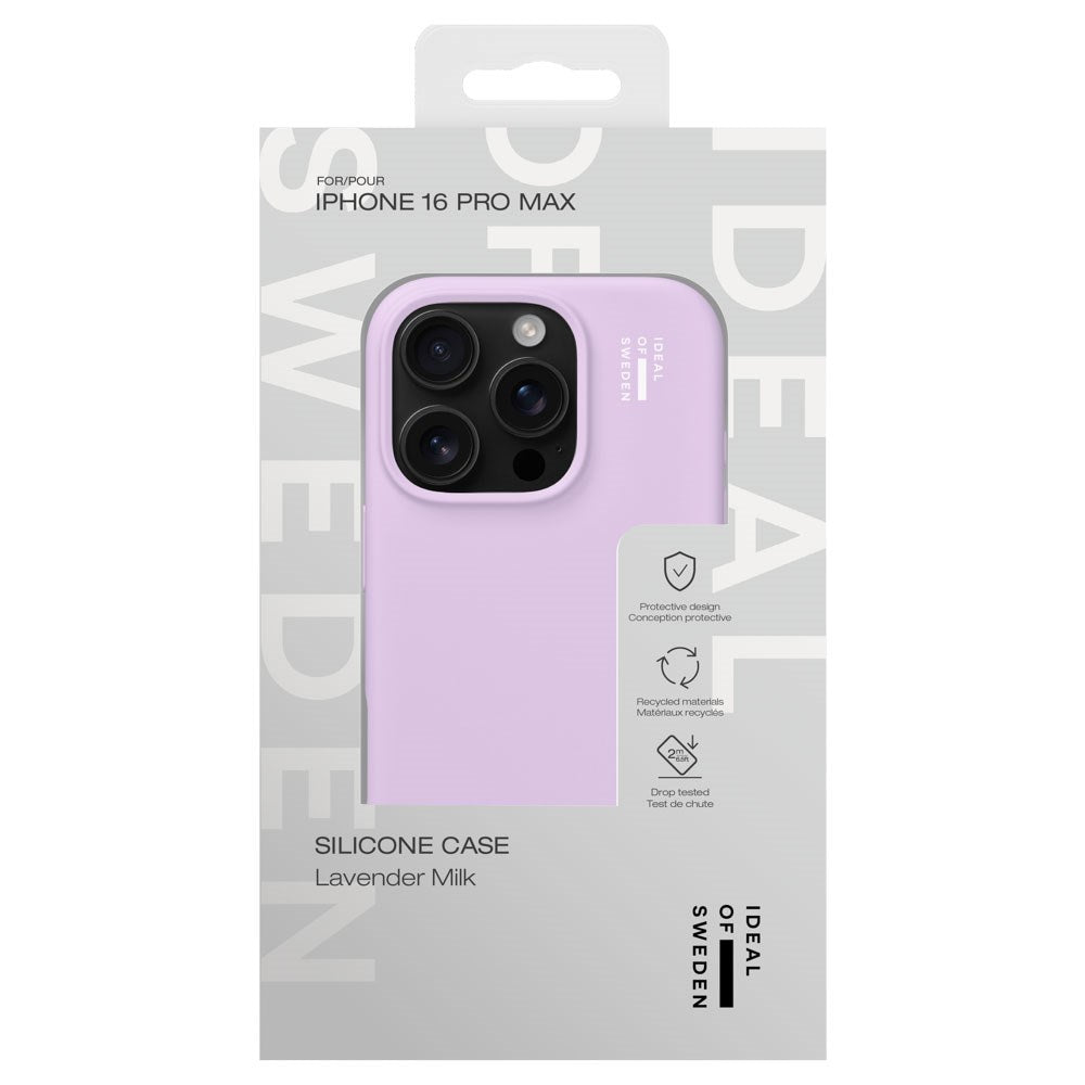 iPhone 16 Pro Max iDeal Of Sweden Silicone Case - Lavender Milk