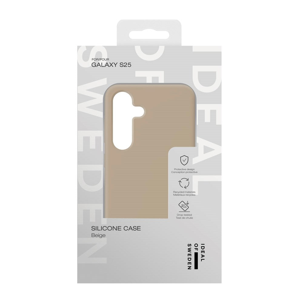 iDeal Of Sweden Samsung Galaxy S25 Silicone Case - Beige