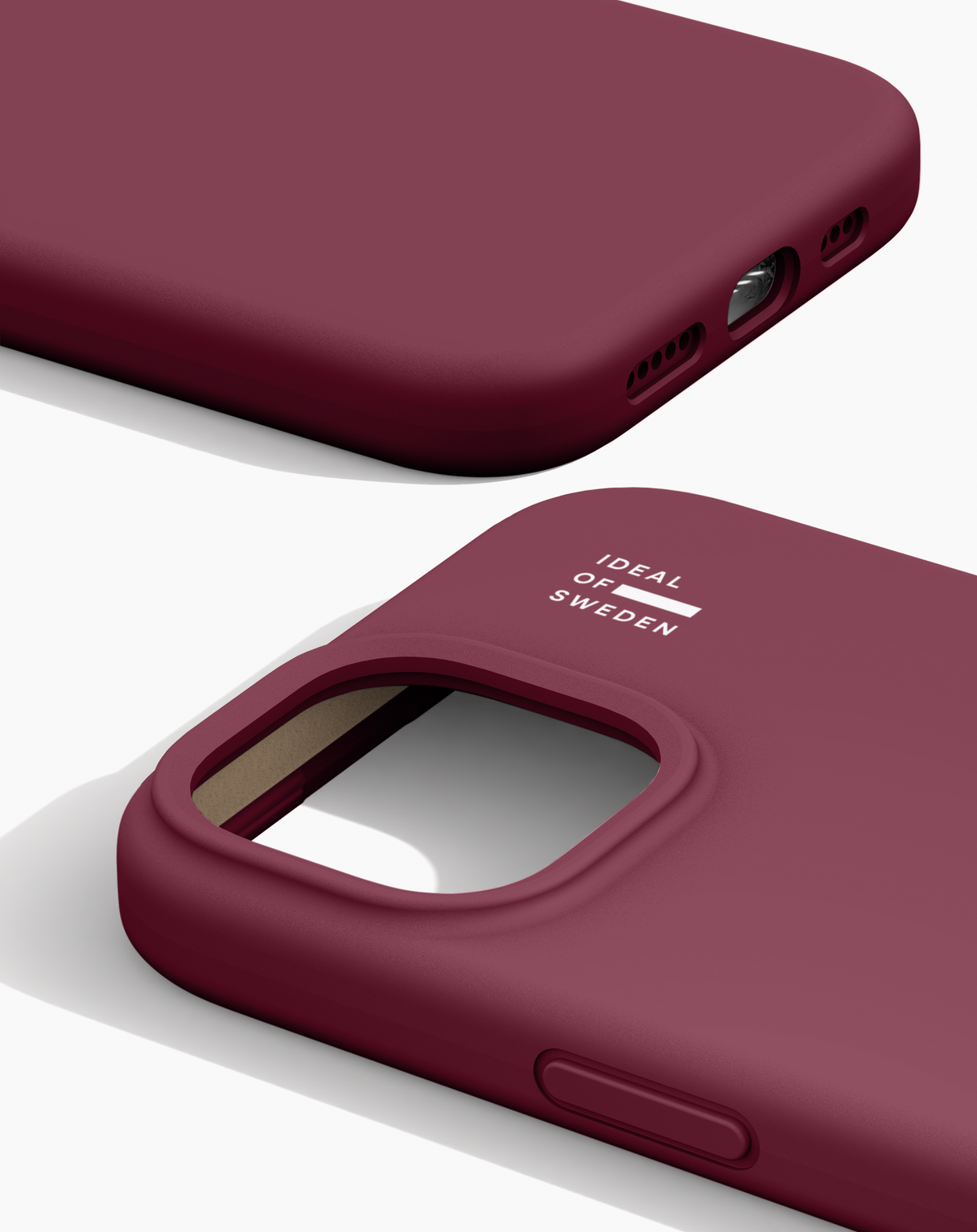 iPhone 17e / 16e / 15 / 14 / 13 iDeal Of Sweden Silicone Case - MagSafe Compatible - Fine Wine