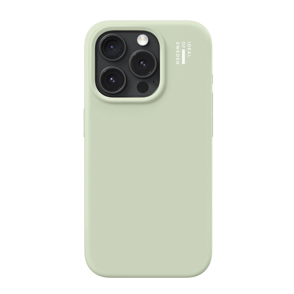 iPhone 15 Pro iDeal Of Sweden Silicone Case - Sage Green