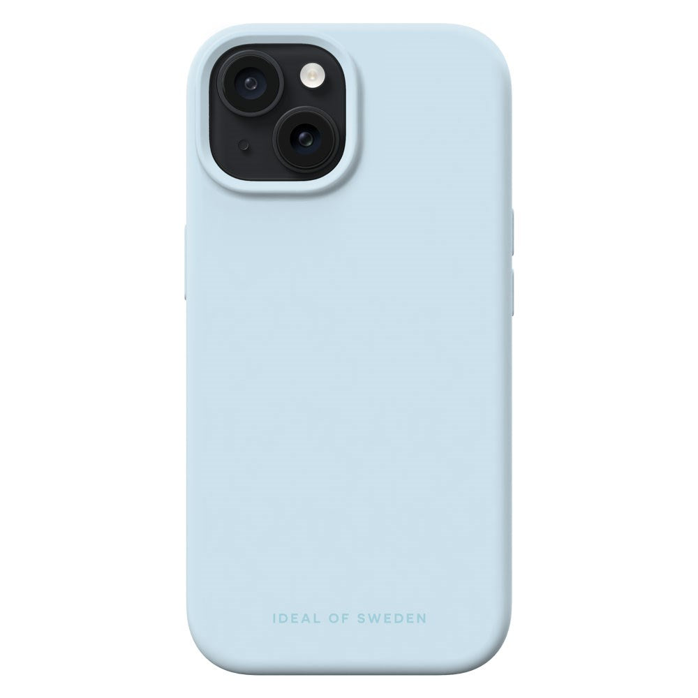 iDeal Of Sweden iPhone 16e / 15 / 14 / 13  Silicone Case - MagSafe Compatible - Light Blue