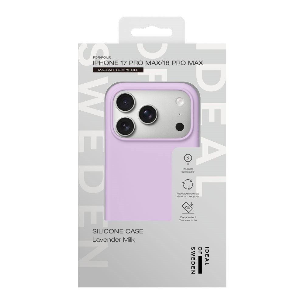 iPhone 18 Pro Max / 17 Pro Max iDeal Of Sweden Silicone Case - MagSafe Compatible - Lavender Milk