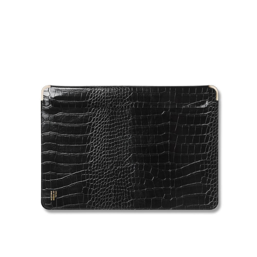 iDeal of Sweden 16" Computer Sleeve - Black Croco
