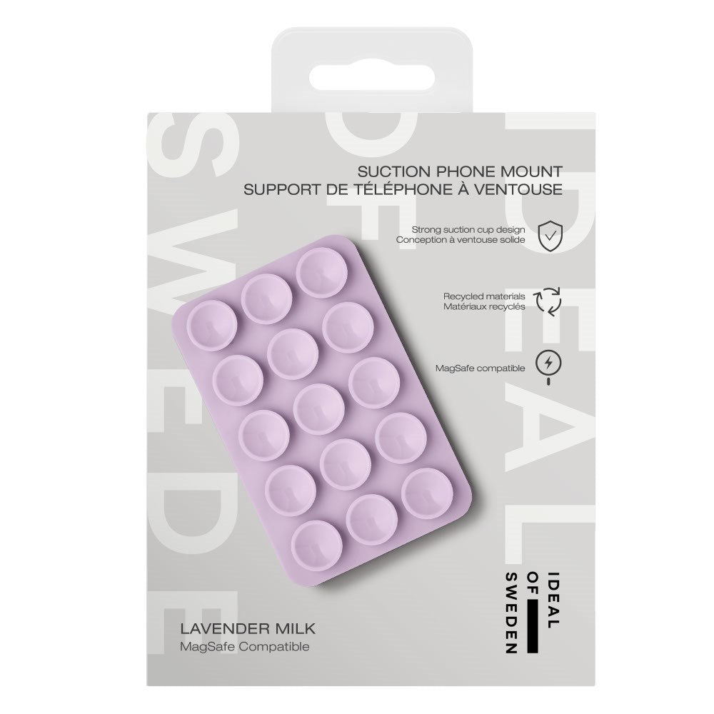 iDeal of Sweden Silicone Suction Cup Phone Holder - MagSafe Compatible - Lavender Milk