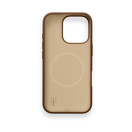 iPhone 16 Pro iDeal of Sweden Soft Swirl Silicone Case - MagSafe Compatible - Salted Caramel