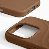 iPhone 16 Pro iDeal of Sweden Soft Swirl Silicone Case - MagSafe Compatible - Salted Caramel