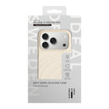 iPhone 18 Pro / 17 Pro iDeal of Sweden Soft Swirl Silicone Case - MagSafe Compatible - Cloud Dancer