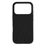 iPhone 18 Pro / 17 Pro iDeal of Sweden Soft Swirl Silicone Case - MagSafe Compatible - Velvet Black