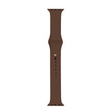 Apple Watch (38/40/SE/41/42mm) iDeal of Sweden Silicone Watch Strap - Size M/L - Mocha Mousse