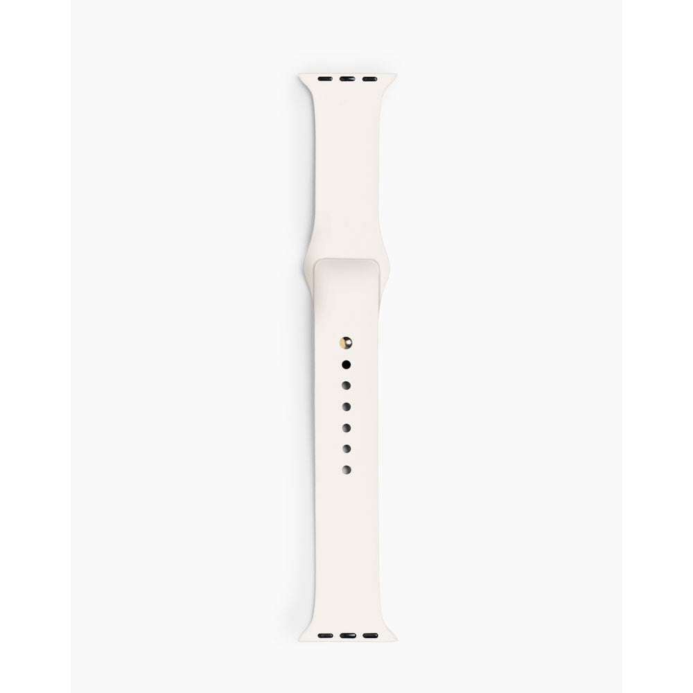 Apple Watch (38/40/SE/41/42mm) iDeal of Sweden Silicone Watch Strap - Size M/L - Cloud Dancer