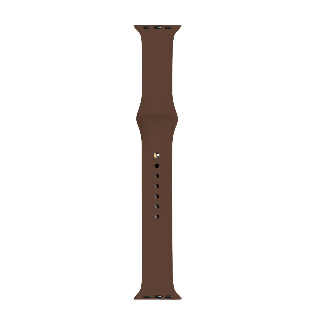 Apple Watch (38/40/SE/41/42mm) iDeal of Sweden Silicone Watch Strap - Size S/M - Mocha Mousse